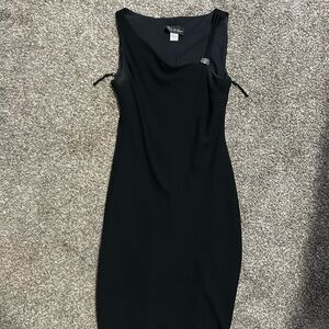 Elegant Black Sleeveless Dress